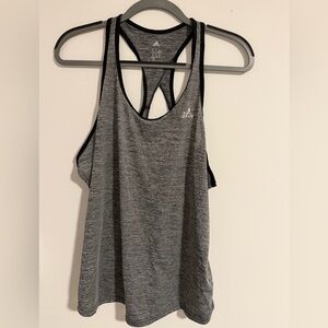 Adidas‎ Climalite Tank Top Racerback Athletic Workout Gym gray Womens XL